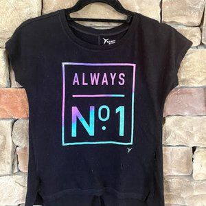 Old Navy girls black tee